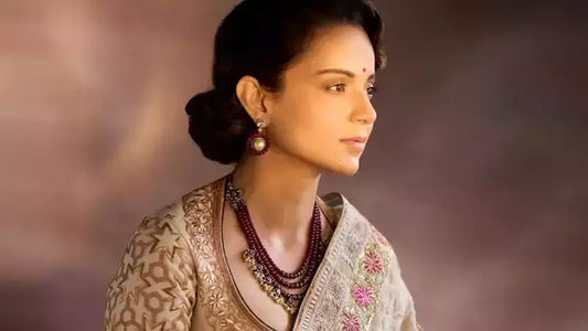 Kangana Ranaut: Blending Political Poise with Bollywood Glam in Her Latest Saree Look