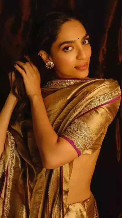 Sobhita Dhulipala Elevates Saree Elegance with a Daring Edge