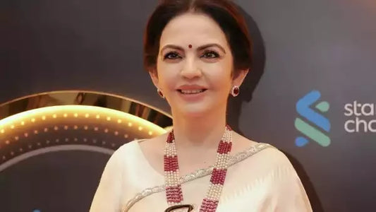 Nita Ambani Champions Indian Artisans with a Handcrafted Kosa Silk Saree