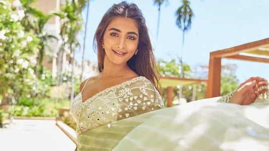 Grace Meets Glamour in Pooja Hegde’s Ethereal Saree Looks
