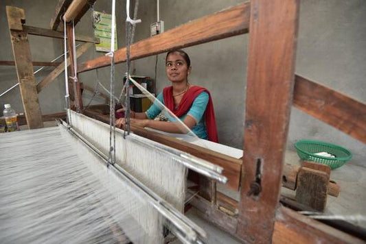 Coimbatore-Gujarat Expo Highlights Handloom Elegance and Wooden Treasures