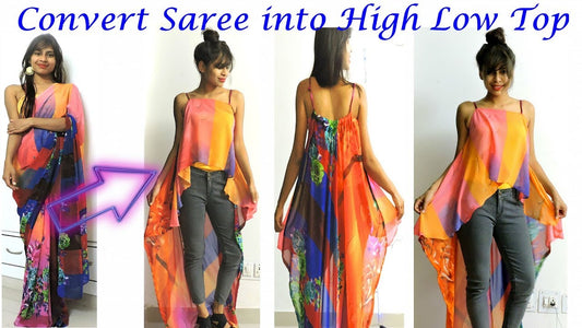 How To Convert Your Floral Saree Into A Shirt?