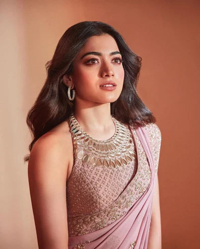 From Graceful to Striking: Rashmika Mandanna’s Saree Looks Turn Heads