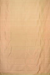 Beige Kancheevaram Silk Saree with Copper Zari