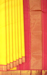 Kancheevaram Silk Saree with Red Benaraspet Border