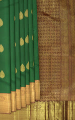 Lavender Luxury Pure Kanchipuram Silk Saree with Copper Zari Work