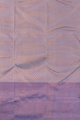 Lavender Dreams Pure Kanchipuram Silk Saree with Blue Mystique