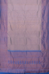 Lavender Dreams Pure Kanchipuram Silk Saree with Blue Mystique