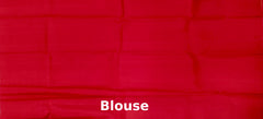 Mesmerizing Turquoise Blue Kanchipuram Silk Saree with Borderless Motifs