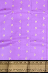 Lavender Kanchipuram Silk Saree with Exquisite Bhuttas - Mystical Elegance