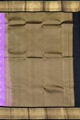 Lavender Kanchipuram Silk Saree with Exquisite Bhuttas - Mystical Elegance