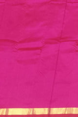 Rani Pink Kanchipuram Silk Saree with Self Border