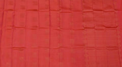 Tomato Red Self Butta Kanchipuram Silk Saree