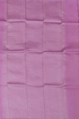 Light Pink Self Square Butta Kanchipuram Silk Saree