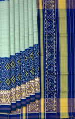 Blue / Teal Rajkot Patola Saree
