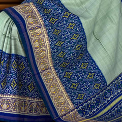 Blue / Teal Rajkot Patola Saree