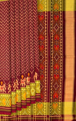 Coffee Maroon Rajkot Patola Saree