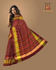 Coffee Maroon Rajkot Patola Saree
