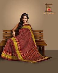 Coffee Maroon Rajkot Patola Saree