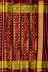 Coffee Maroon Rajkot Patola Saree