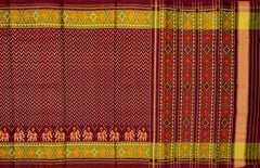 Coffee Maroon Rajkot Patola Saree