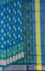 Blue Rajkot Patola Saree