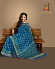 Blue Rajkot Patola Saree