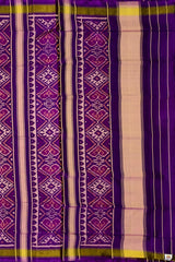 Violet Rajkot Patola Saree