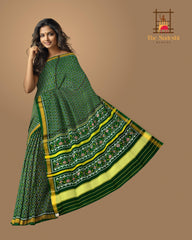 Green Rajkot Patola Saree