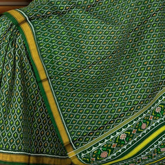 Green Rajkot Patola Saree