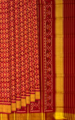 Red Rajkot Patola Saree