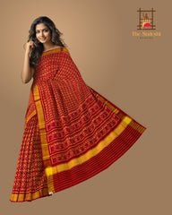 Red Rajkot Patola Saree