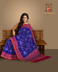 Blue Semi Patan Saree