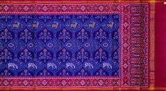 Blue Semi Patan Saree