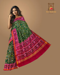 Green Semi Patan Saree
