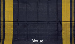 Off White Black Regular Contrast Rajkot Patola Saree