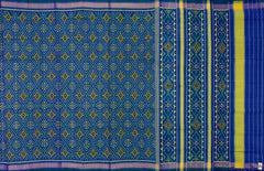 Green Blue Chanda Bhat Regular Rajkot Patola Saree