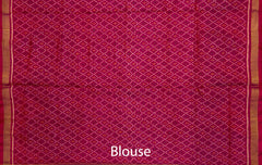 Sky Blue Galo Temini Patti Jari Regular Rajkot Patola Saree