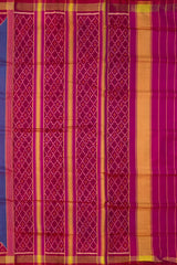 Sky Blue Galo Temini Patti Jari Regular Rajkot Patola Saree