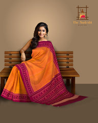 Mustard Yellow Galo Regular Rajkot Patola Saree