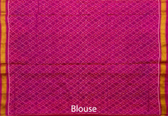 Dark Lavender Galo Temini Patti Jari Regular Rajkot Patola Saree