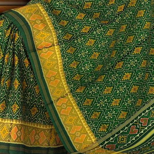 Green Pan Chanda Regular Rajkot Patola Saree