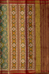 Green Tissue Full Navratna Light Green Saree