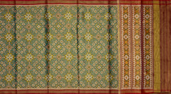 Green Tissue Full Navratna Light Green Saree