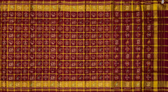 Red Jari Checks Saree