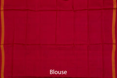 Red Coffee Maroon Semi Patan Saree