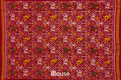 Blue Navy Galo Semi Patan Saree