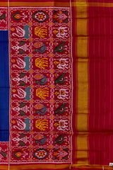 Blue Navy Galo Semi Patan Saree