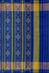 Royal Blue Navratna Patola Saree