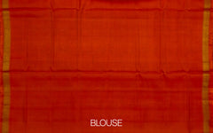 Rust and Orange Manekchowk Patola Saree